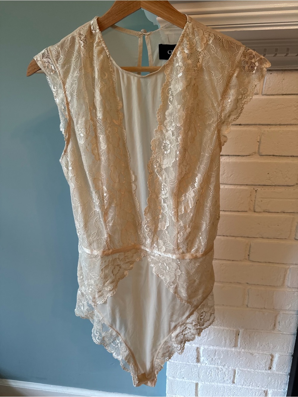 Cider Cream Lace Bodysuit